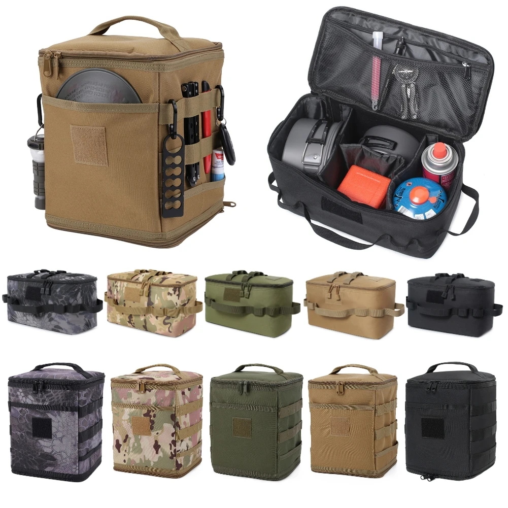 Camping Hiking Cooking - Tactical Pouch Camping Storage Bag Cooking