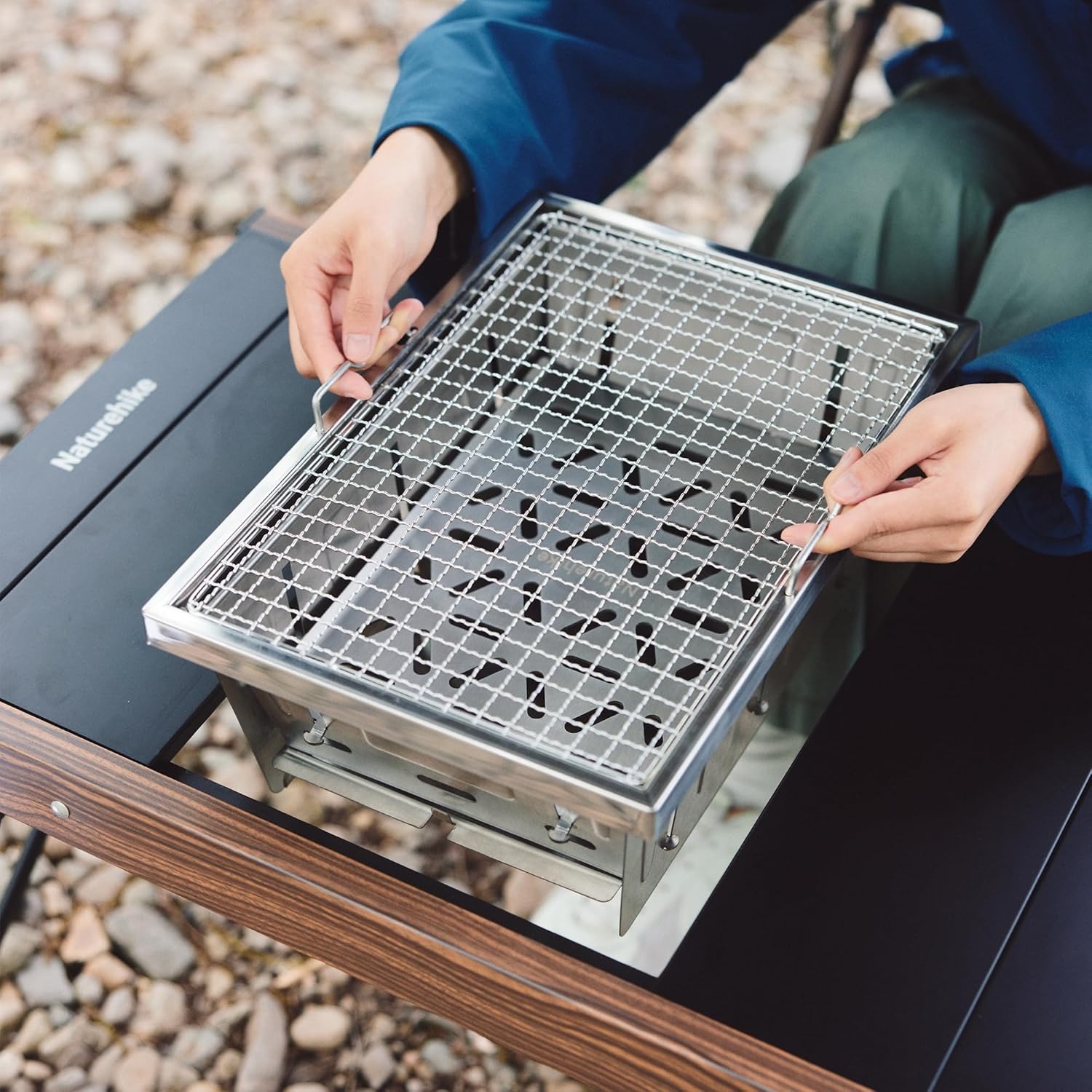 Naturehike Camping Charcoal Gr - Camping Cooking Table 评论和价格