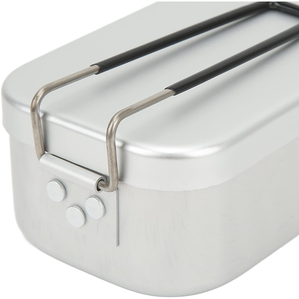 800ML Aluminum Lunch Boxes Out - Camping Cooking Container 评论和价格